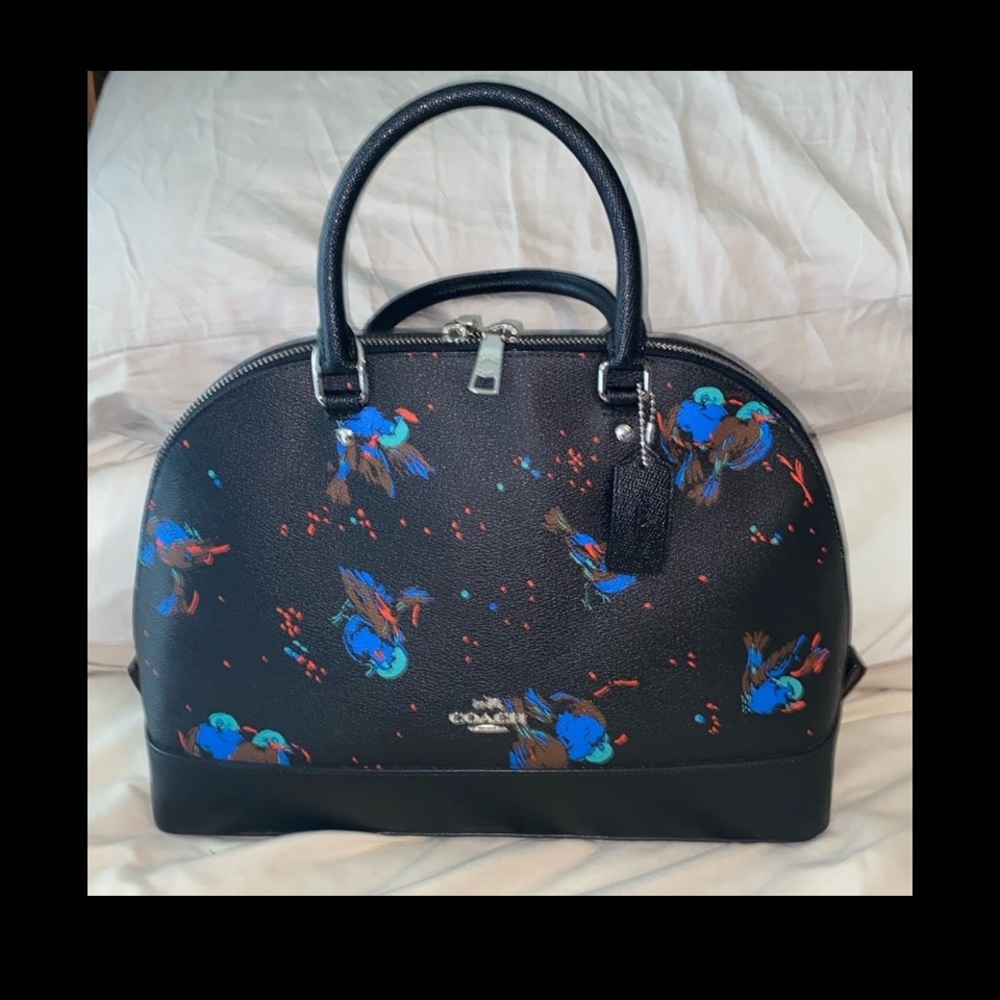 Coach F23456 Bird Print Sierra Satchel Like new condition - Picture 2 of 6